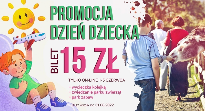 PROMOCJA W MINI ZOO W INWAŁDZIE NA DZIEŃ DZIECKA!