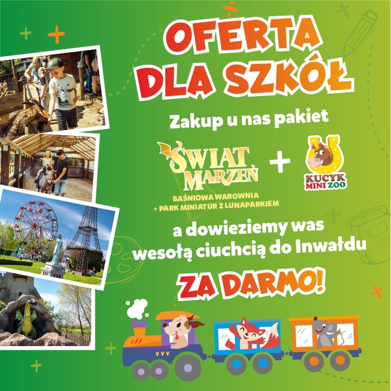 OFERTA DLA OKOLICZNYCH SZKÓŁ !